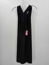 Pre-Owned MICHAEL Michael Kors Black Size Large Knee Length Sleeveless Dress