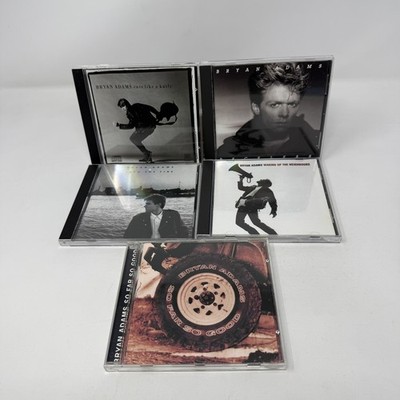 Bryan Adams - Cuts Like A Knife, Reckless, Into Fire, Waking, So Far (5 CD Lot)