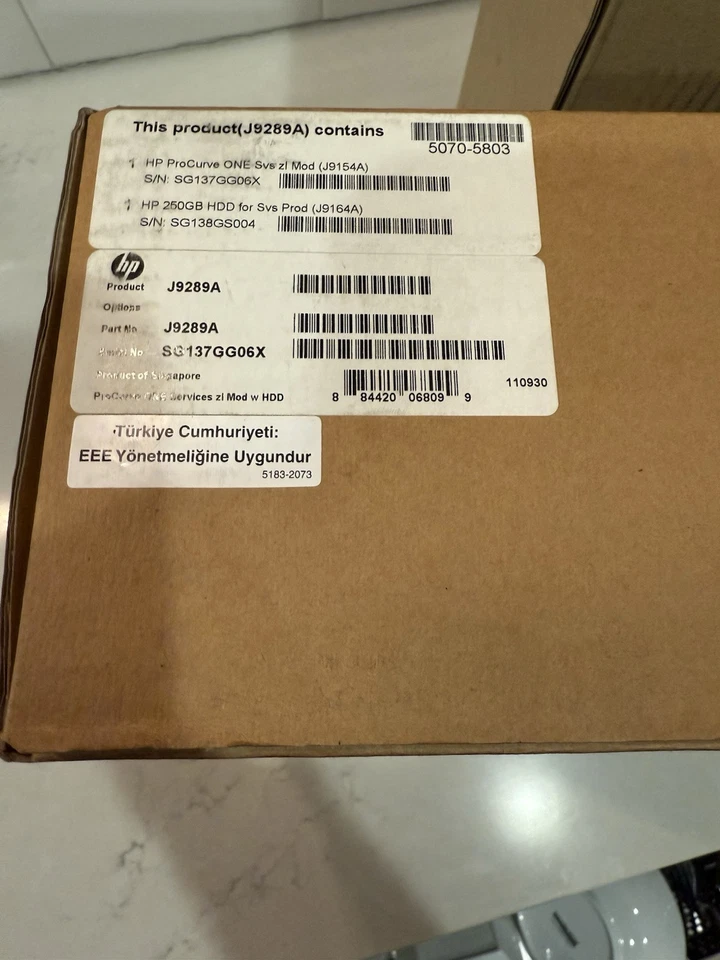 J9289A I Factory Sealed HP ProCurve AllianceONE Services zl Module With J1964A - Image 2 of 4