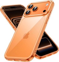 "Jetech HüLle FüR Iphone 17 Pro 6,3\" Anti-Vergilbung StoßFest Transparent Orange"