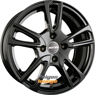 4x GMP ITALIA ASTRAL Glossy Black 6,5x16 ET45 4x100