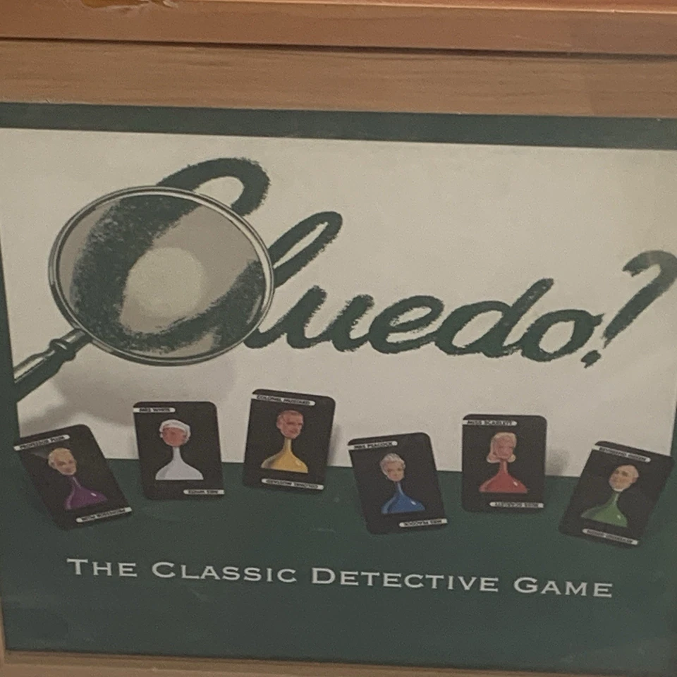 Cluedo The Classic Detective Board Game Nostalgia Edition Wooden Box 2003 New - Image 3 of 4