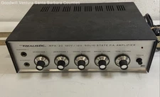 Realistic MPA-20 Solid State P.A. Amplifier 120V/12V