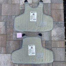 GNX2 Level II Body Armor Bullet Proof Vest Panels Size X-LARGE