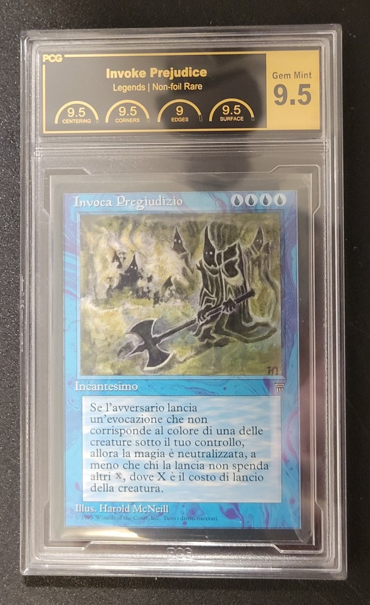 MTG  Invoke Prejudice イタリア語 MTG Italian Legends 