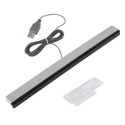 Aokin USB Sensor Bar for Wii, Replacement USB Wired Infrared Ray Sensor Bar f...