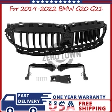 For 19-22 BMW G20 G21 Front Upper Radiator Grille Active Air Shutter 51749465188