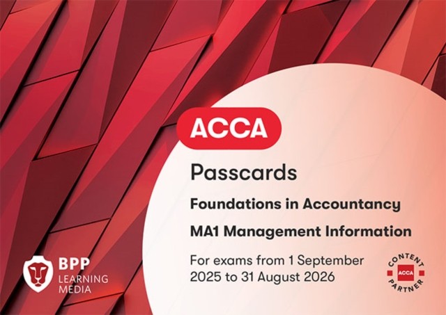 FIA Management Information MA1 Passcards by BPP Learning Media (Spiral bound)