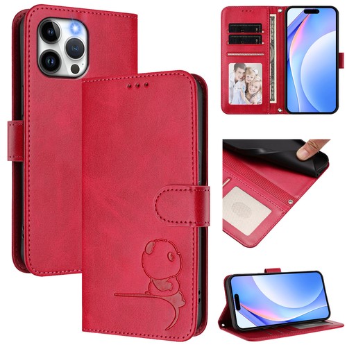 For Apple iPhone 13 Pro Max New Panda Pattern Phone Leather Case - Picture 8 of 11