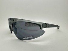 NEW Harley-Davidson Thin Sport Sunglasses Smoke Grey 128V 20C 76mm AUTHENTIC
