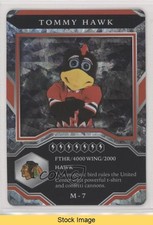 2021-22 Upper Deck MVP Mascot Gaming Cards Sparkle Tommy Hawk #M-7 READ 1p2j