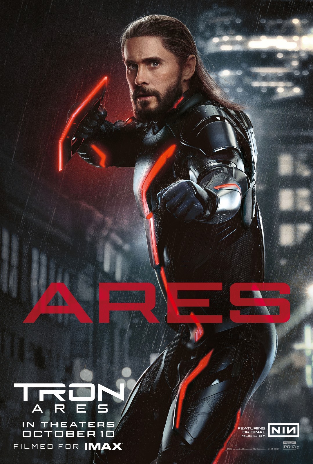 Tron Ares movie poster (i)  - 11 x 17 inches - Jared Leto