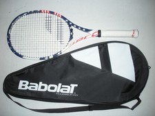 BABOLAT PURE AERO VS 98 STARS  STRIPES US FLAG TENNIS RACQUET NEW STRINGS 