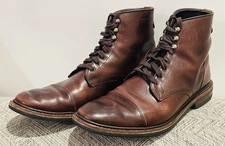 Allen Edmonds Higgins Mill Boots Mens 10 D Brown Leather Dainite USA Chromexel