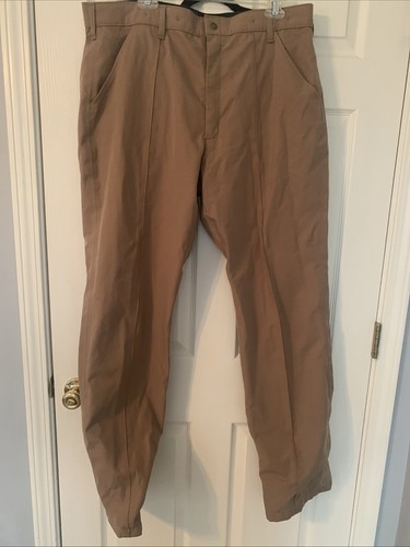 Cabela's Men's Brush Pants Size 38 Reg Beige Brown Thorn Outdoor Hunting