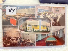 Early 1900's Billiard Post Card. Card Is In A Sleeve Then A Hard Plastic Case