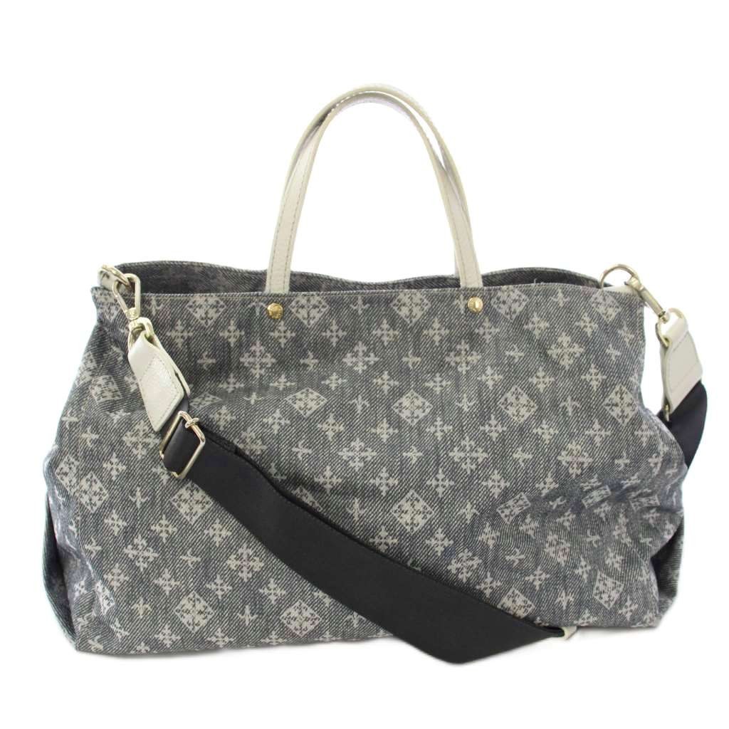 RUSSET Tote Bag Shoulder Bag 2WAY All Over Pattern Navy/TK Ladies