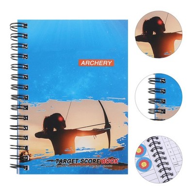 Archery Score Book Competition Sheets Arrow Accuracy Tracker Range Log