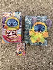 Happy Haul Disney Stitch Snow Cone Swirl Vinyl key chain Plush Stuffed Toy
