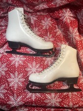 Riedell women's Silver Star Figure skates w/ custom competition blade  Boots