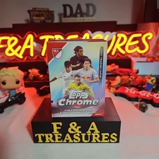 2021 Topps Chrome MLS Soccer Blaster Box Factory Sealed