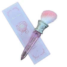 Flower Knows Shells Jewel Transparent Pink Mermaid Makeup Blush Brush NWT