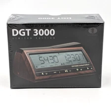 DGT 3000 Digital Chess Clock | FIDE Approved | Limited Edition Wood Finish