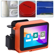 Text Barcode Printer 4.3 Inch Touch Screen Handheld Inkjet Printer For Number
