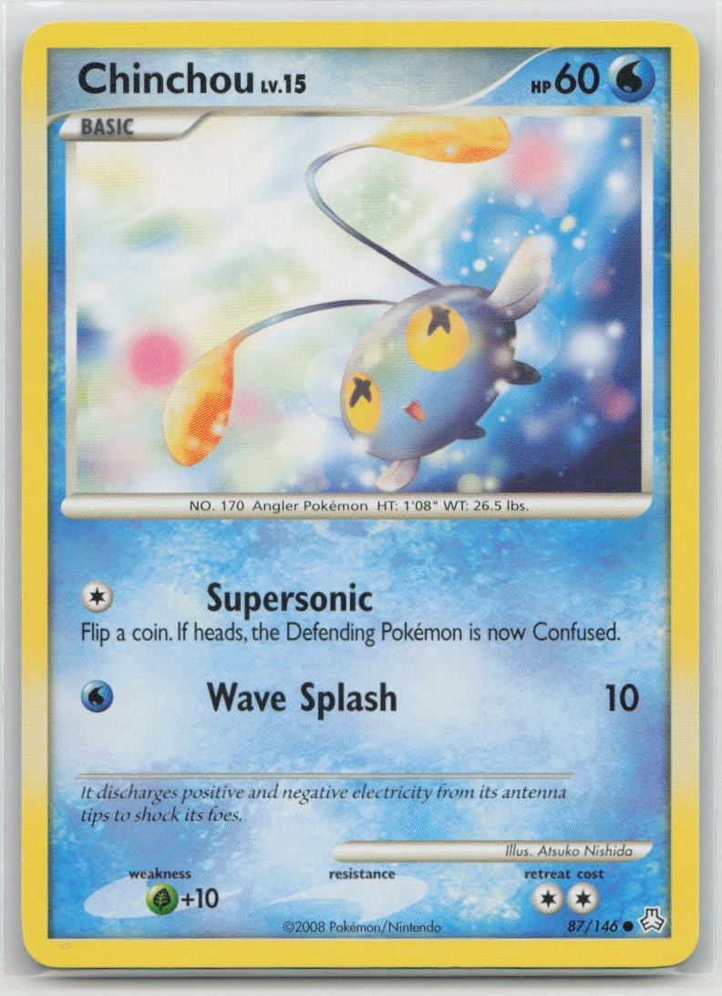 Chinchou 87/146 Common Legends Awakened Pokemon Lightly Played