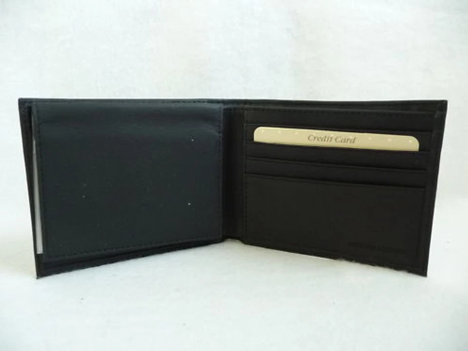 SAN DIEGO PADRES   Embroidered Leather BiFold WALLET   New  black - Image 3 of 4