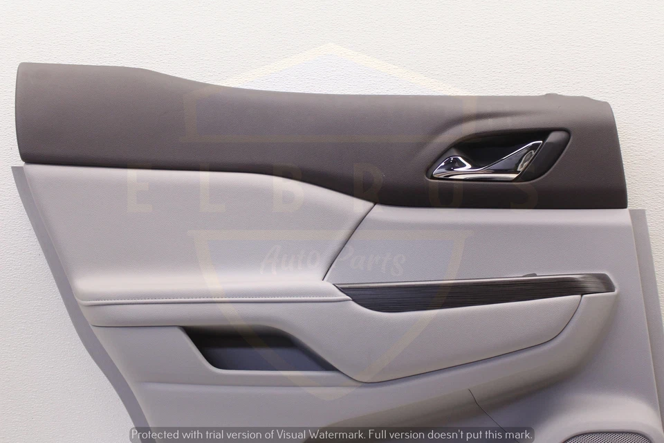 GMC ACADIA 2019 CONDUCTOR IZQUIERDO PUERTA TRASERA PANEL MOLDURA GRIS OEM Foto 2 de 4