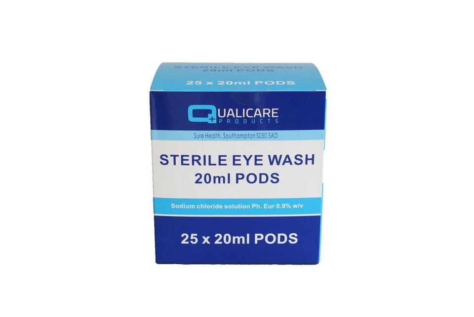 Qualicare Sterile Eyecare Eye Wash Solution - 20ml Pods
