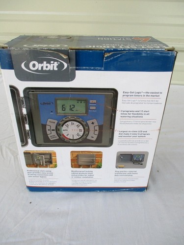 Orbit 4 Station Easy Set Logic Sprinkler/Hofbewässerung Timer offene Box - Bild 2 von 5