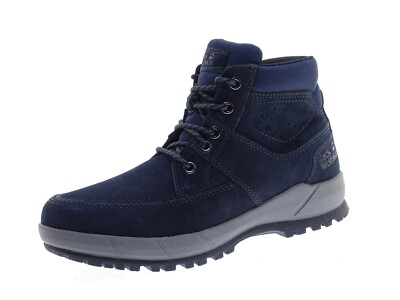 Jack Wolfskin Mens Jackson Mid M Chukka Boots Stiefeletten Leder Gr 40,5 Blau