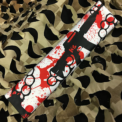 NEW KM Paintball Padded Tying Headband Head Band - Bloody Knuckles