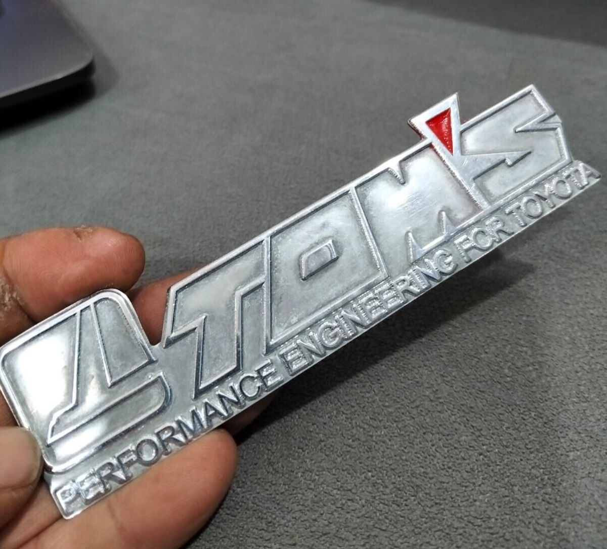 Fit for TOMS EMBLEM CHROME-PLATED Toyota Levin Supra corolla GT