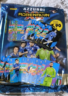 ADRENALYN XL ESSELUNGA AZZURRI COMPLETE SET WITH STARTER ALBUM PACK INCLUDED