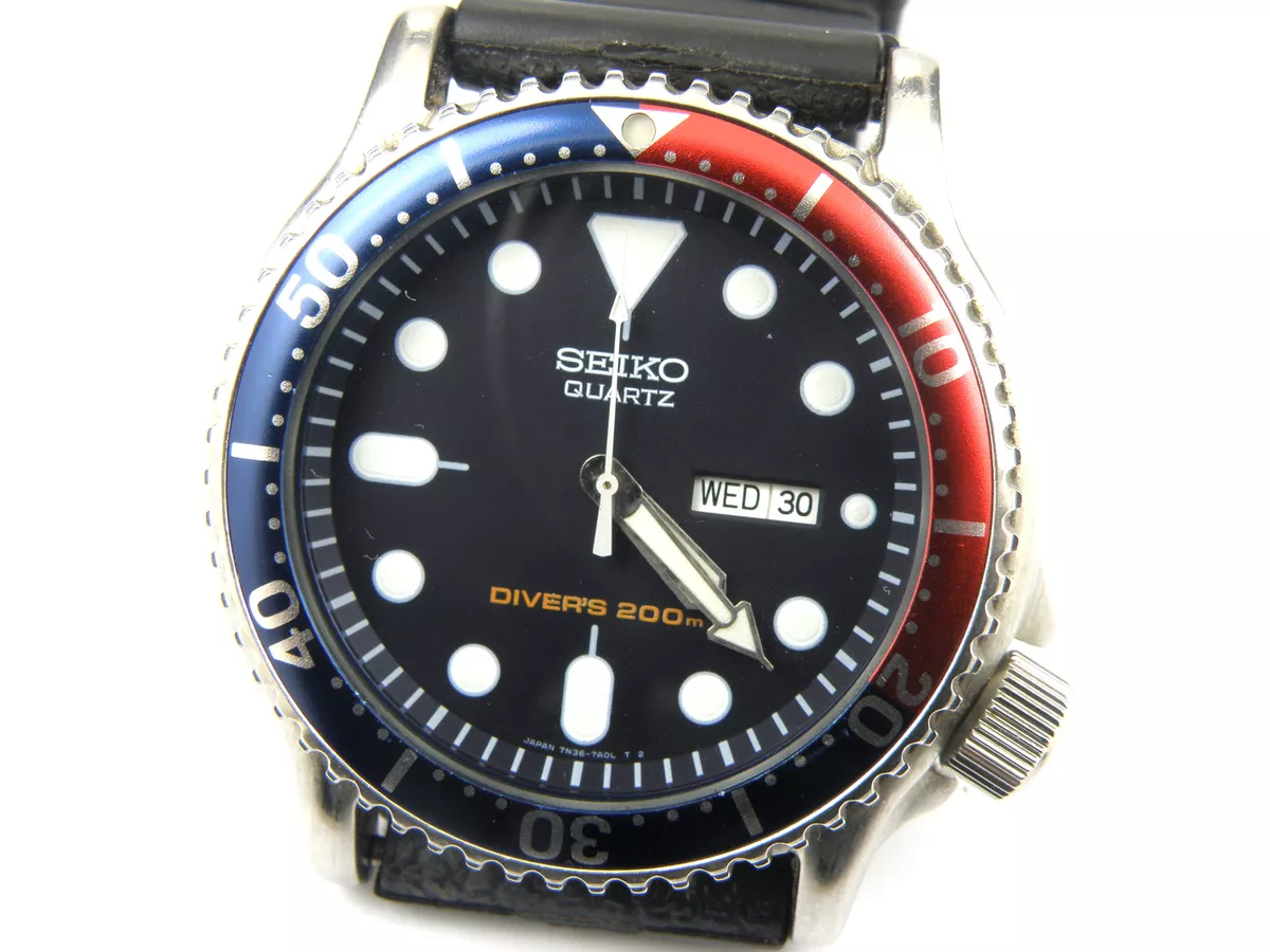 Gents 7N36-7A0B Pepsi Scuba Divers Quartz Watch -