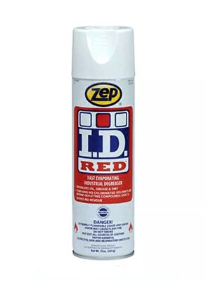 ZEP I.D. Red 6908, Industrial Degreaser, 13 Oz, Aerosol Can