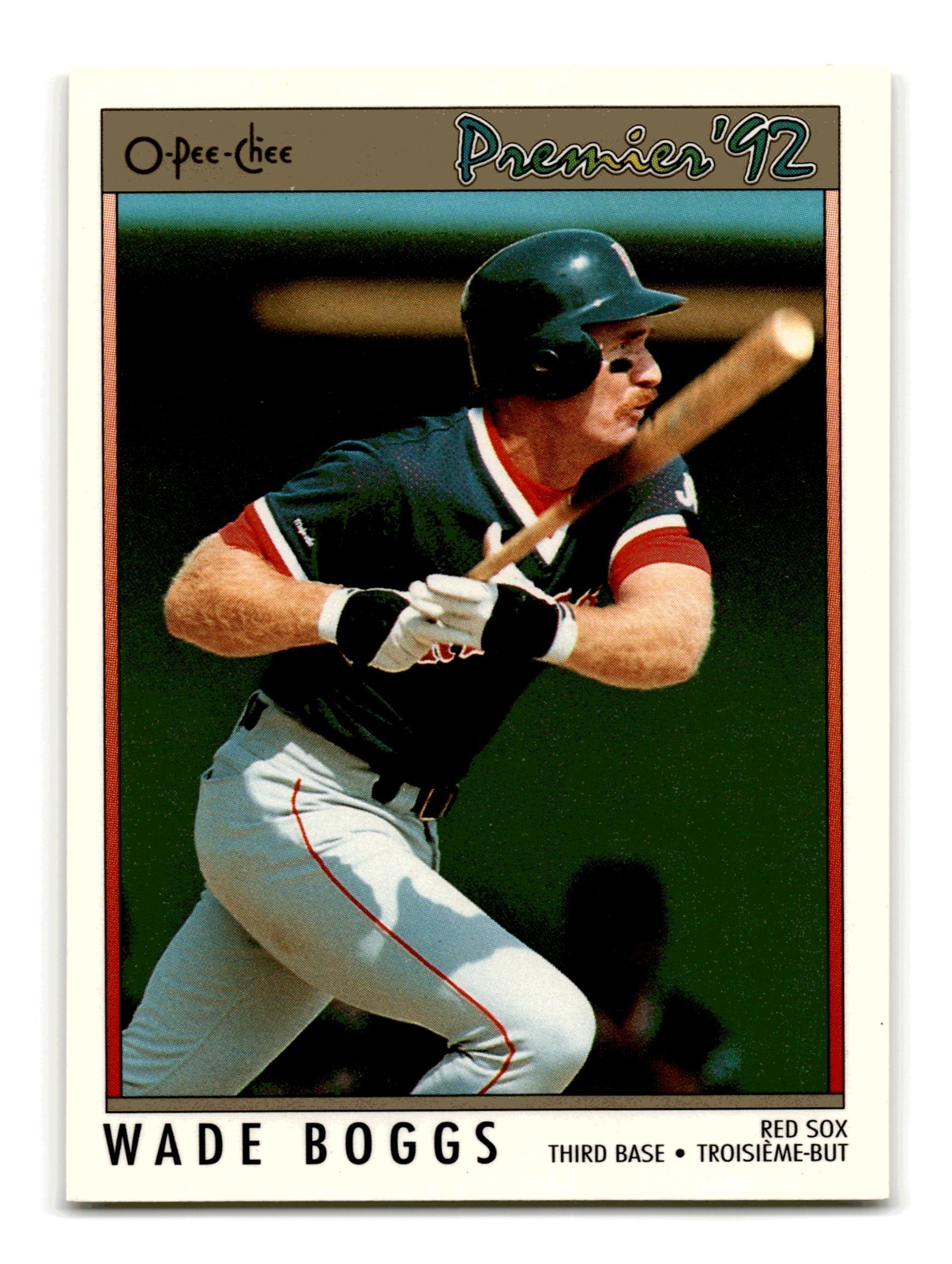 Wade Boggs 1992 O-Pee-Chee Premier #1 Boston Red Sox NM-MINT