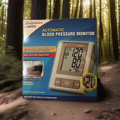 #ad New Walgreens by Homedics Automatic Blood Pressure Monitor Box Open $24.95