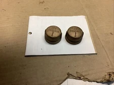 Lot of 2, 3/4” Brass Pipe Caps 