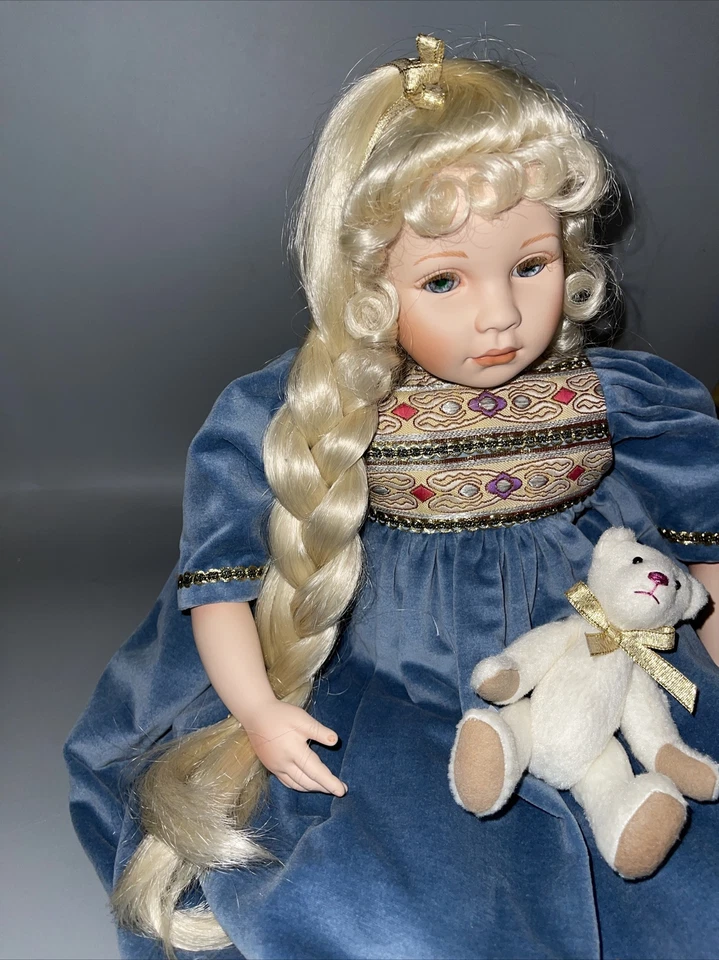 Muñeca Pauline Nadine 21” tela porcelana LE 68/950 Foto 3 de 4