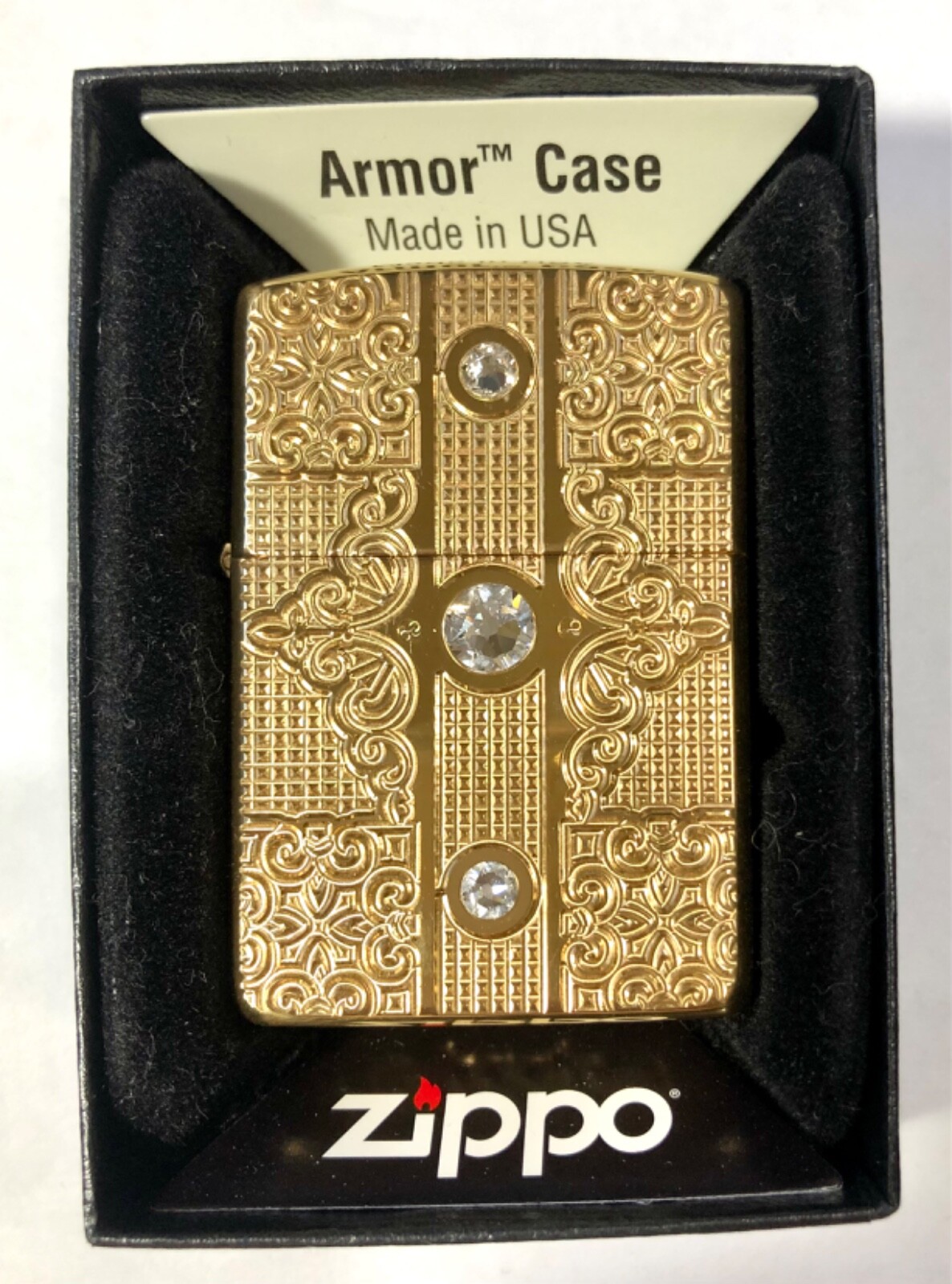 Zippo Brass Armour Case Luxury. New.