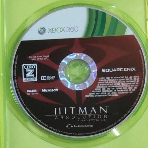 xbox 360 Hitman Absolution Japanese Games With Box Tested Genuine - Image 3 of 3