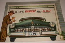 1949 Mercury Factory Color Brochure, Original