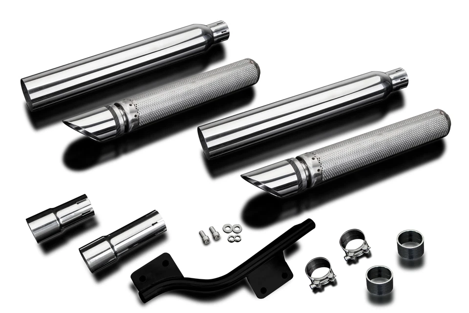 Yamaha Road Star Delkevic 21" Stainless Muffler Exhaust Slash Cut Tip 99-07 - Image 2 of 3