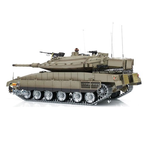 Henglong 1:16 7.0 PRO RTR Merkava IR BB RC Tank 3958-1 Metal Tracks Wheels - Picture 11 of 24