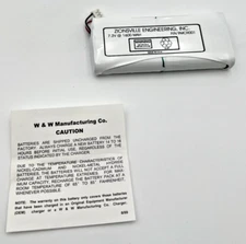 W & W MANUFACTURING 9MCR001 7.2V @ 1600 MAH BATTERY ZIONSVILLE ENGINEERING