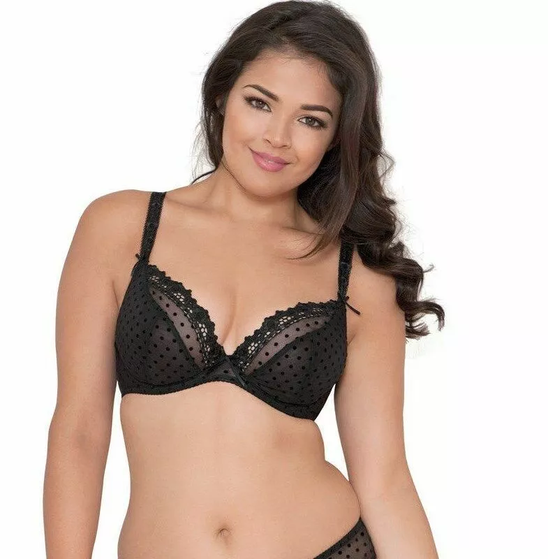 Curvy Kate Princess CK6011 Black Plunge Bra Sizes 28-44 D-HH